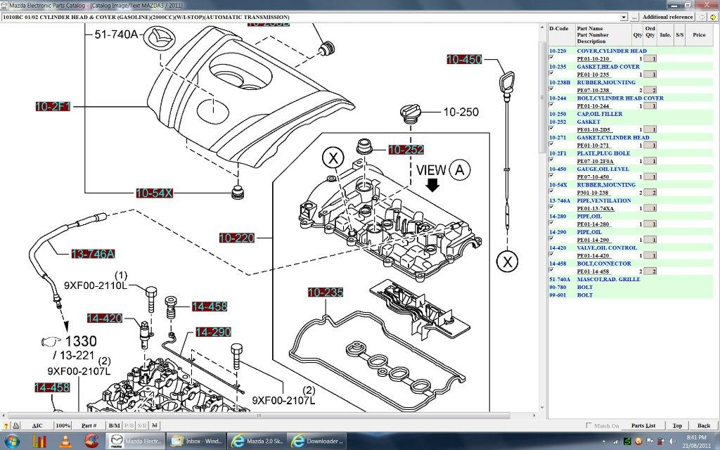 Mazda 2 0 Skyactiv Pe Engine Parts Details Here