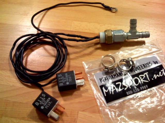 Radiator fan control kit