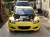 Yellow RX-8 with Carbon hood-pretending-hood-mine..jpg