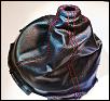 Red stitching black shift boot and (2) brushed metal Mazda keychains-untitled.jpg