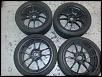 18" x 9" BLACK ENKEI PF01 Wheels w/ BFG R1 Race Tires - Almost New-18x9wheels.jpg