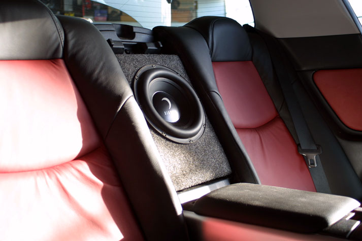 Installed Custom Stealth Sub Box Between The Rear Seats Mp3 Player Amp Rx8club Com