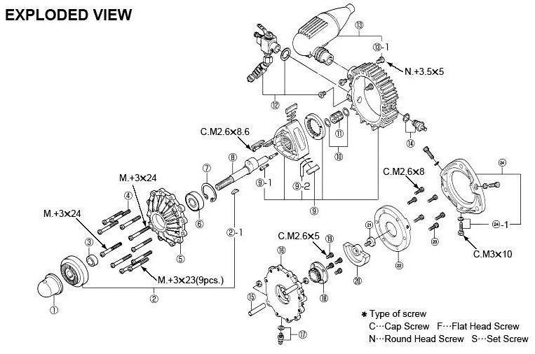 Exploded View Of Model Rotary Engine - Page 2