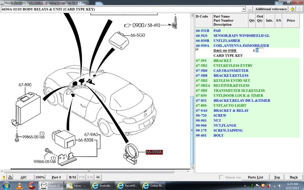 Antenna System for AKE Card Type Key (S2) - RX8Club.com 2010 club car wiring diagram 